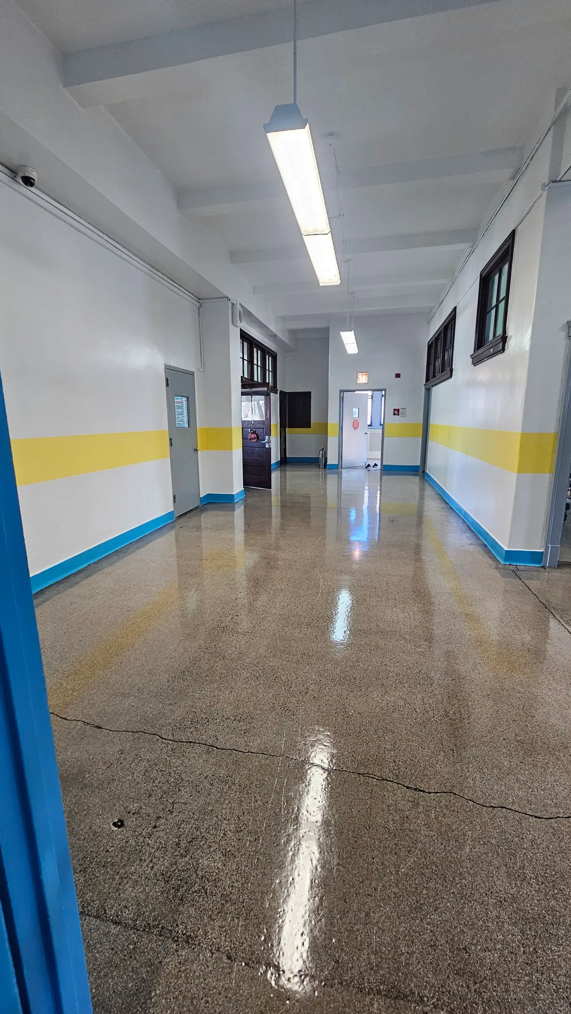 Our Lady of Lourdes School, Manhattan, institutional painting and surface restoration documentation, still three.